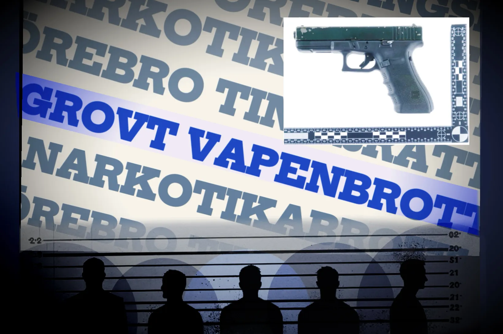 Grovt vapenbrott och narkotikabrott i Adolfsborg, Örebro