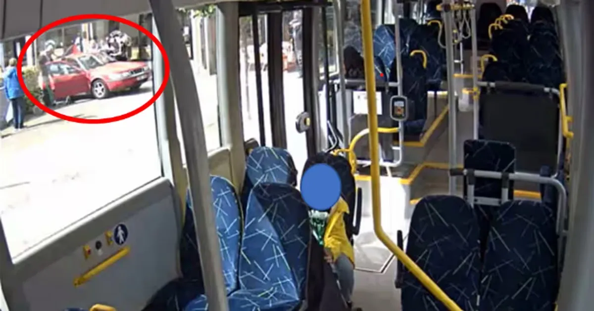 Bilist döms efter att ha kört in i palestinsk demonstrationståg