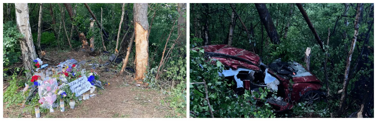 Två döda i dödsolyckan i Vallda – förare får fängelse